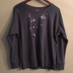 Halogen Embellished Sweatshirt